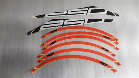 Set Calcomanías De Cubiertas Traseras Y Rin Ktm Duke 250cc MercadoLibre