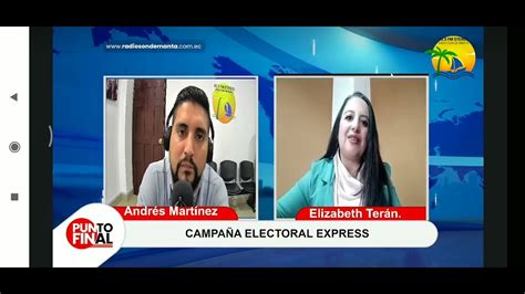 Radio Son de Manta Entrevista a Elizabeth Terán sobre campañas