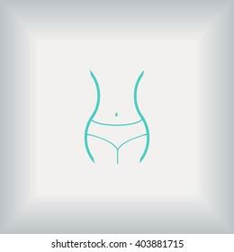 Womans Waist Icon Stock Vector Royalty Free Shutterstock