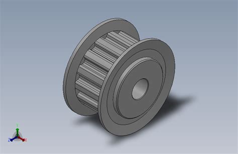 标准型梯形齿同步带轮xl型 Sxlhc 14 037 Dc6 A Solidworks 2018 模型图纸下载 懒石网