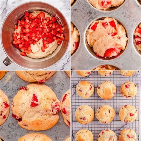 The Best Strawberry Muffins Recipe Glorious Treats