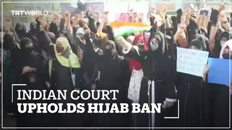 Indian Court Upholds Hijab Ban In Classrooms In Karnataka State Youtube