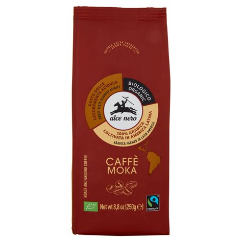 alce nero Caffè Moka 100 Arabica 250 g Carrefour