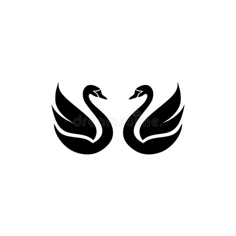 Black Swan Logo Stock Illustrations 3596 Black Swan Logo Stock