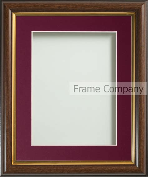 Mahogany Effect Picture Frame Eldridge Range Traditional Photo Frames