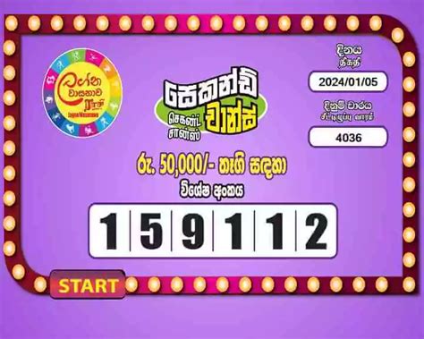 Lagna Wasana Results Dlb Lottery Results Lottery