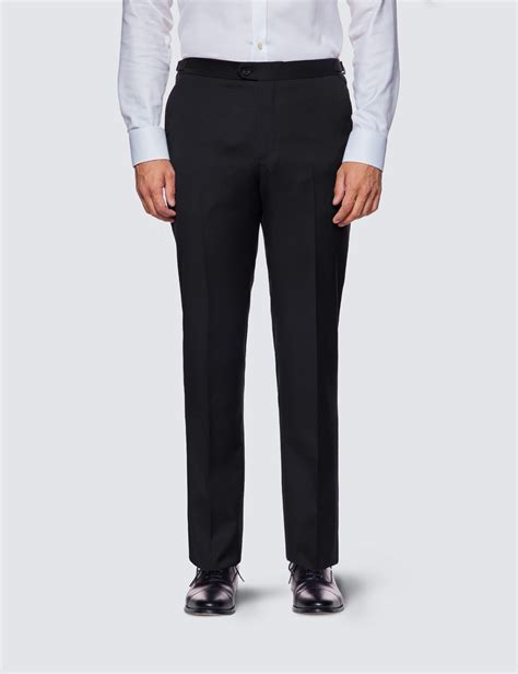 Men S Black Italian Wool Morning Suit Trousers Collection