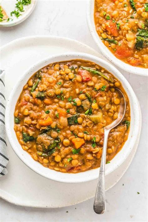 Quick And Easy Instant Pot Lentil Soup Little Sunny Kitchen