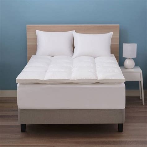 Deluxe Down Alternative Fiber Bed Mattress Topper : Target