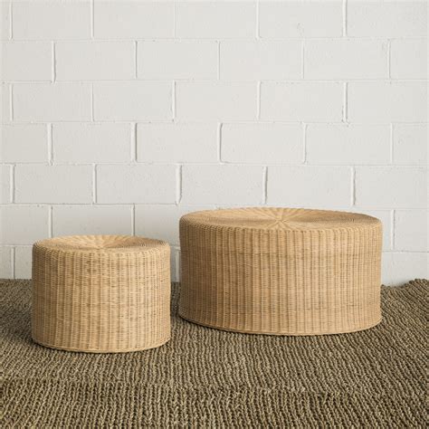 Rattan Round Coffee Table Batu Large Mahe Homeware