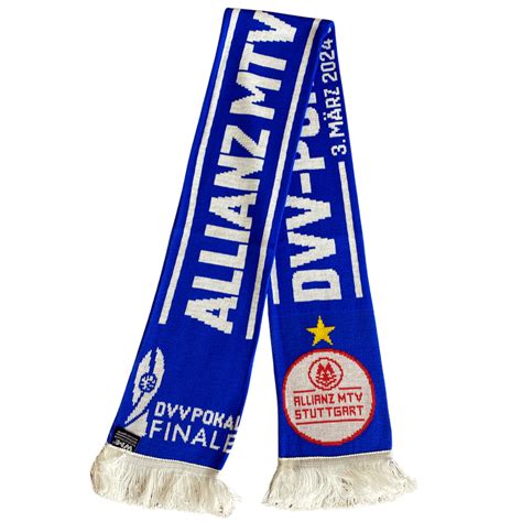 Allianz MTV Stuttgart Fanshop. Fanschal Pokalfinale 2024