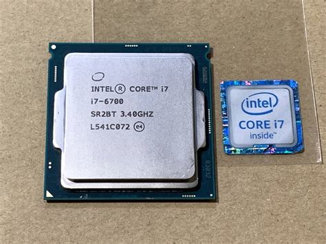 Yahooオークション Intel Core I7 6700 340ghz Sr2bt Lga1151 良