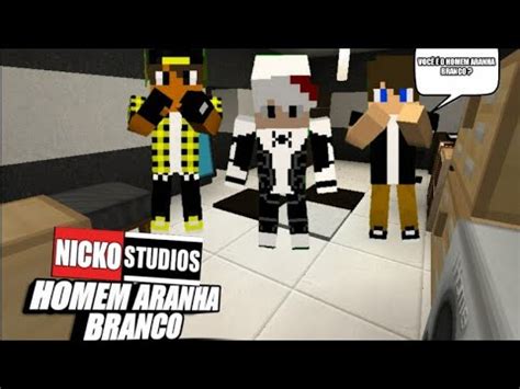 Minecraft Pe HOMEM ARANHA BRANCO 30 MEUS AMIGOS DESCOBRIRAM O MEU