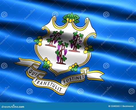 State flag of Connecticut stock illustration. Illustration of hartford ...