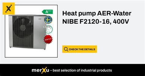 Nibe AIR Water Heat Pump F2120 16 400V MerXu