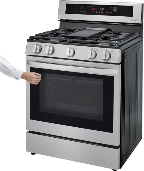 Lg Lrgl5825f 30 Inch Freestanding Gas Smart Range With 5 Sealed Burners 58 Cu Ft Oven