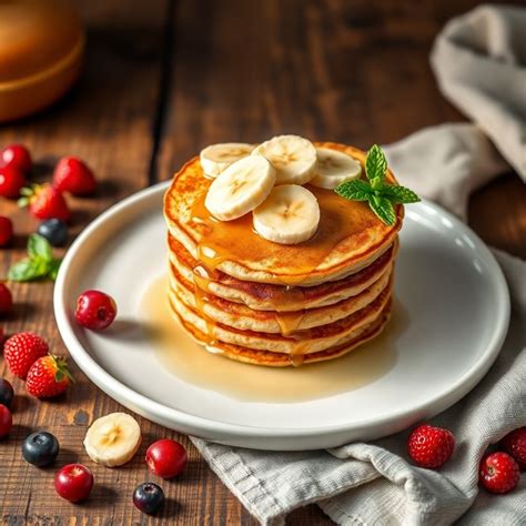 Panqueca De Banana E Whey - Panqueca de Whey Proteína com Banana - Mr. Cook
