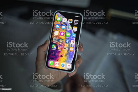 Iphone Xs With Protective Case Stock Photo Download Image Now Smart