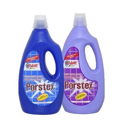 Jual Yuri Porstex Warna BIRU Botol 500 Ml Porstex Pembersih Porselen