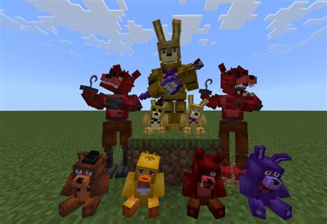 Fnaf Blocks Minecraft Addon