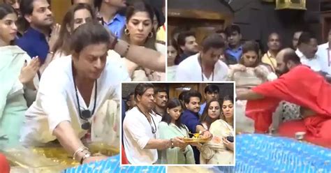 Shah Rukh Khan And Suhana Khan Have Been Seen At Shirdi Sai Baba Temple