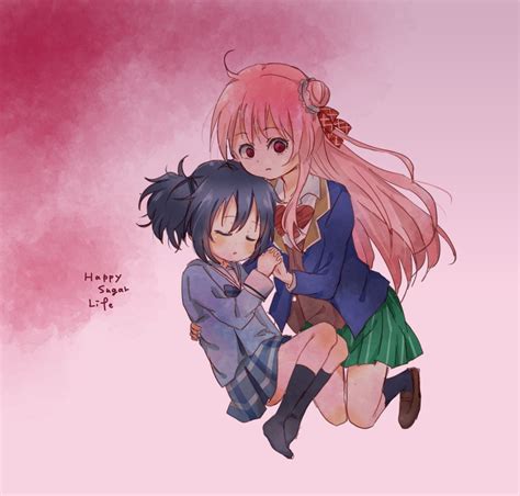 Matsuzaka Satou And Koube Shio Happy Sugar Life Drawn By Mearian