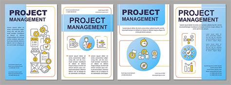 Asset Management Blue Brochure Template Concept Plan Fund Vector Concept Plan Fund Png And