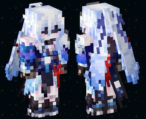 (Figura mod) Honkai star rail - Jingliu Minecraft Texture Pack