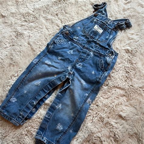 OshKosh B Gosh One Pieces Oshkosh Baby Girls Overalls Jean So Cute