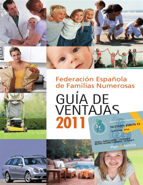 Guía de Ventajas Federación Española de Familias Numerosas