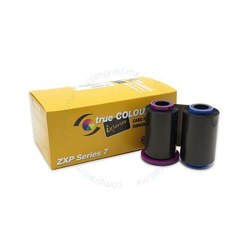 Cinta Zebra Ribbon Zxp Negro Impresiones