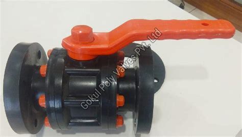 Hdpe Flanged Ball Valve For Gas Fitting Oil Fitting Water Fitting