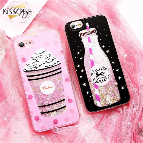 Kisscase Girly Phone Case For Iphone 7 8 6 6s Plus Cases Cover For Iphone X 10 Ten Luxury