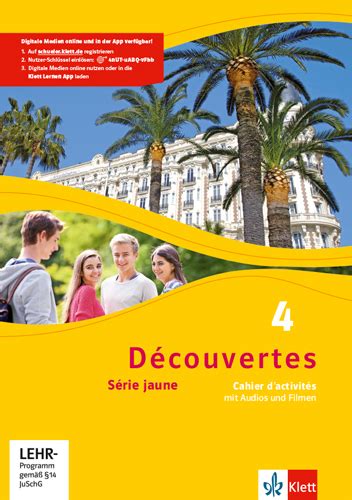 Isbn D Couvertes S Rie Jaune Ab Klasse Cahier D