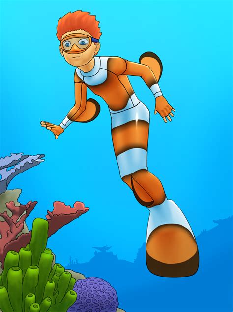 Clownfish Boy In A Tailsuit Commish by DonPretzel on DeviantArt