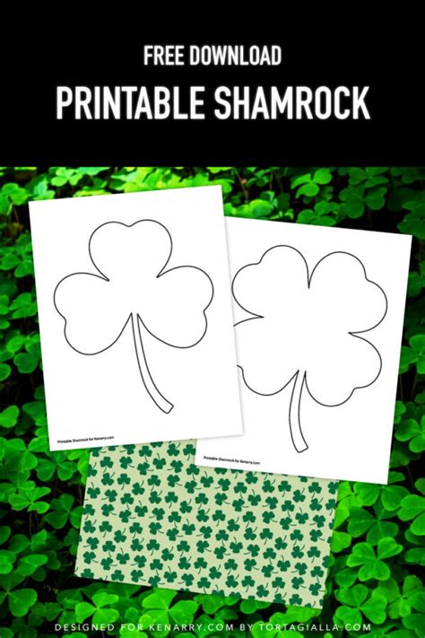 Printable Shamrock Free Templates Ideas For The Home