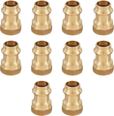 EZ FLUID Plumbing 1 2 FIP X Press LF Copper Press Female Adapter