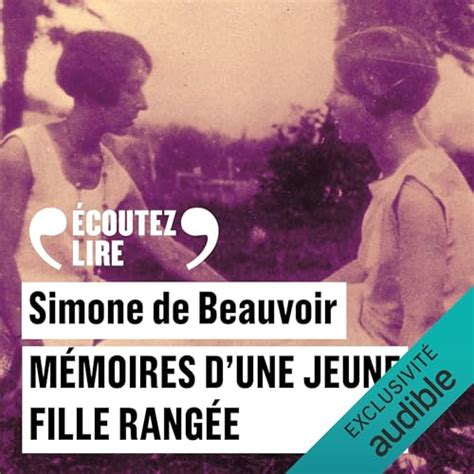 M Moires D Une Jeune Fille Rang E By Simone De Beauvoir Audiobook