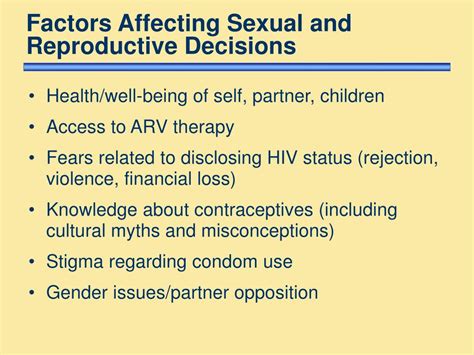 Ppt Contraception For Women And Couples With Hiv Powerpoint