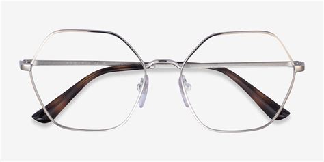 Vogue Eyewear VO4226 - Geometric Silver Frame Glasses For Women ...