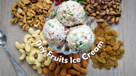 Mix Dry Fruits Ice Cream Recipe