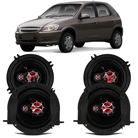 Alto Falante Automotivo Celta 2006 A 2016 Foxer 5 Polegadas 200W RMS 4