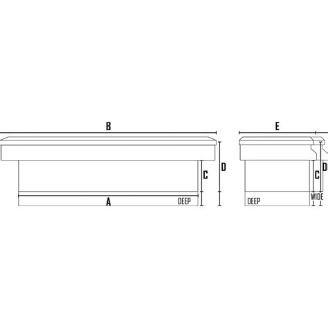 Northern Tool Short Bed Low Profile Crossover Truck Tool Box with ...