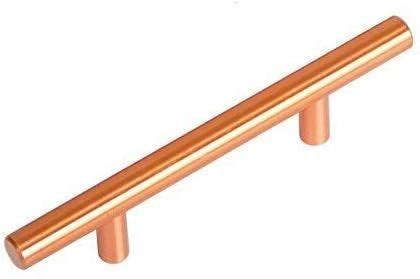 Satin Copper Cabinet Hardware Euro Style Bar Handle Pull Mm Hole