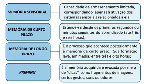 Tipos De Memória Divisão Quanto Ao Tempo De Duração Download