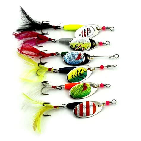 Pcs Angeln K Der Spinner Spinnerbait Kit Metall Spinner Baits Kit Mit