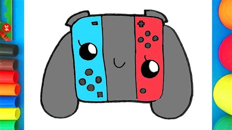 How To Draw And Color A Nintendo Switch Easy Fun Coloring Page Youtube