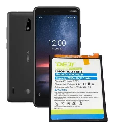 Batería Para Nokia 3 1 5 1 He336 2900mah Nueva Marca Deji Cuotas