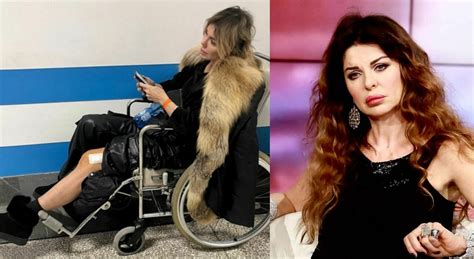 Alba Parietti Italian Tv Presenter Involved In Ski Accident In