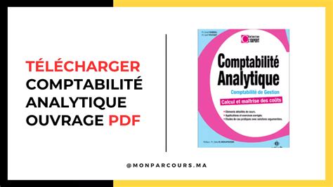 Comptabilité Analytique Ouvrage PDF S3 FSJES